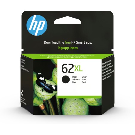 Cartucho de tinta original HP 62XL de alta capacidad negro