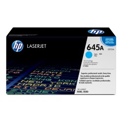 Cartucho de tóner original LaserJet HP 645A cian