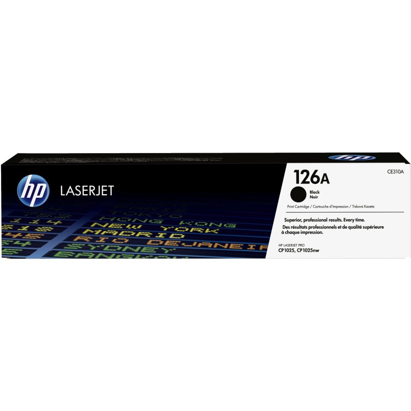 Cartucho de tóner original LaserJet HP 126A negro