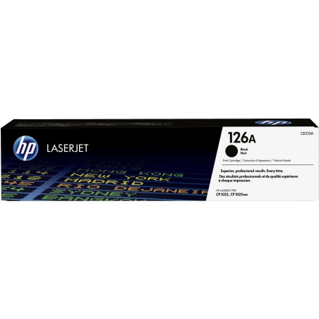 Cartucho de tóner original LaserJet HP 126A negro