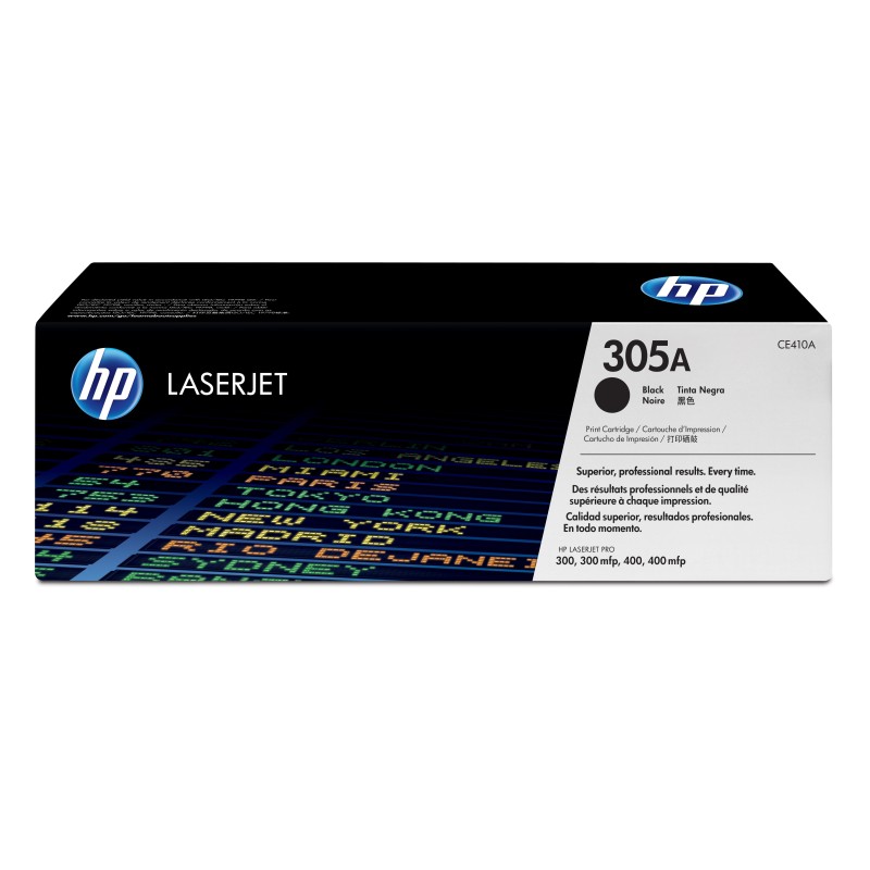 Cartucho de tóner original LaserJet HP 305A negro