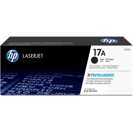 Cartucho de tóner Original HP LaserJet 17A negro