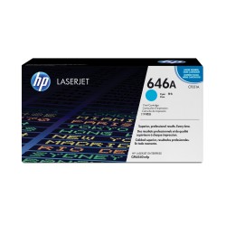 Cartucho de tóner original LaserJet HP 646A cian