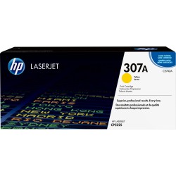 Cartucho de tóner original LaserJet HP 307A amarillo