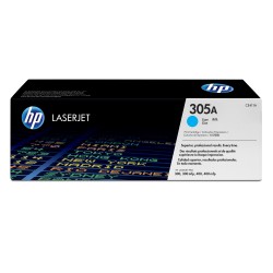 Cartucho de tóner original LaserJet HP 305A cian