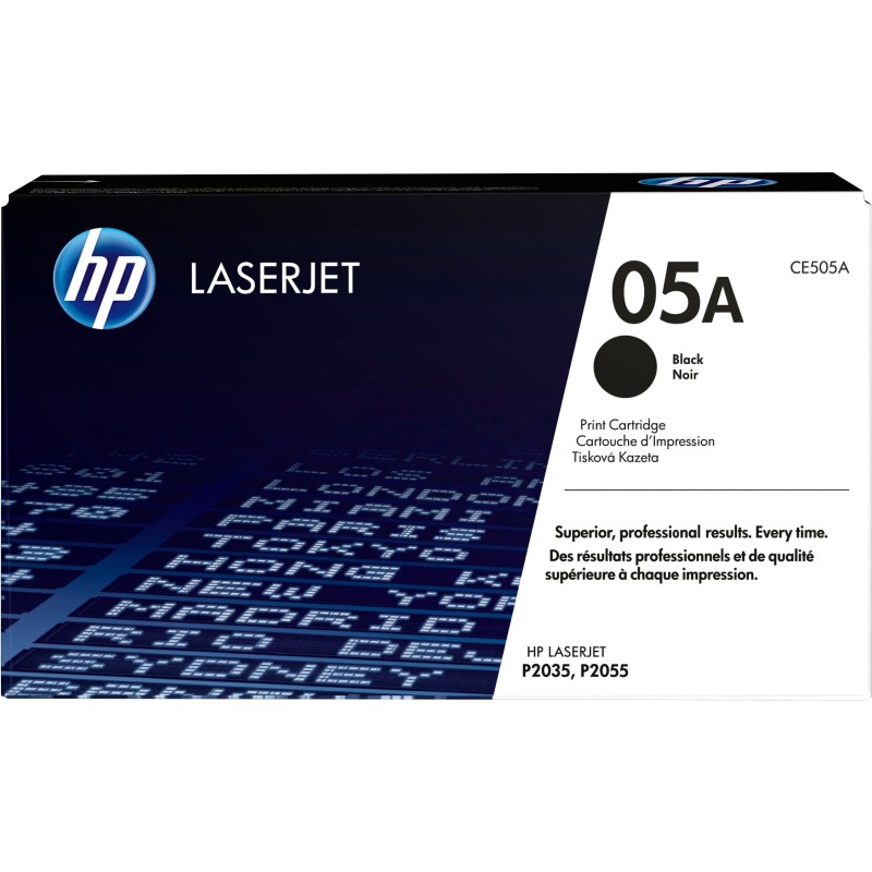 Cartucho de tóner original LaserJet HP 05A negro