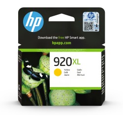 Cartucho de tinta original HP 920XL de alta capacidad amarillo