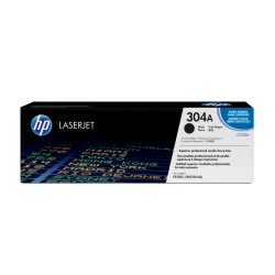 Cartucho de tóner original LaserJet HP 304A negro