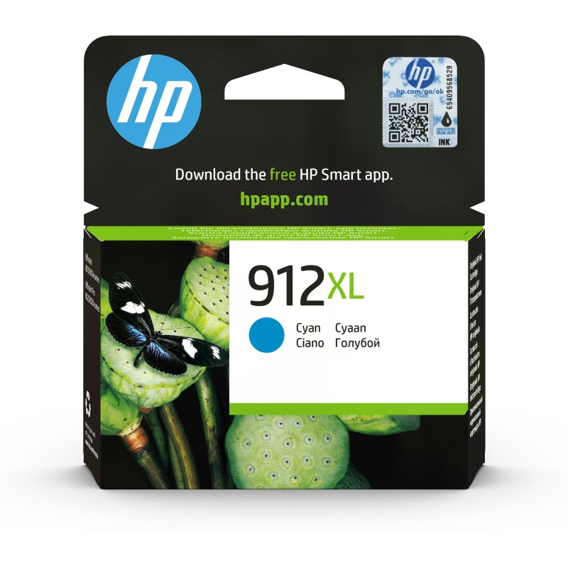 Cartucho de tinta Original HP 912XL cyan de alta capacidad