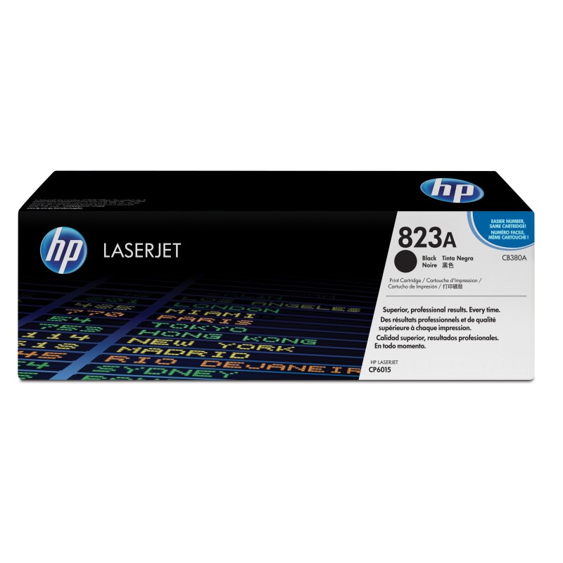 Cartucho de tóner original LaserJet HP 823A negro