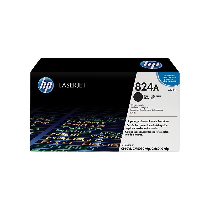 Tambor de imágenes LaserJet HP 824A negro