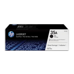 Pack de ahorro de 2 cartuchos de tóner original LaserJet HP 35A negro