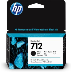 Cartucho de Tinta HP DesignJet 712 negro de 38 ml