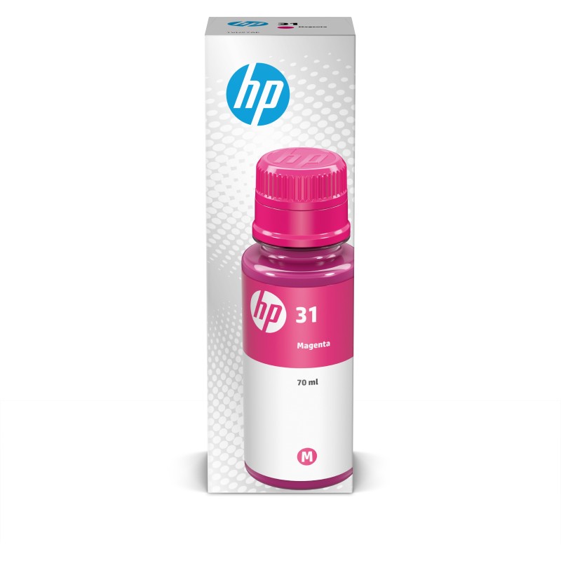 Botella de tinta Original HP 31 magenta 70 ml