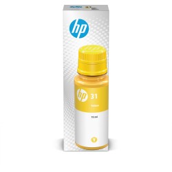 Botella de tinta Original HP 31 amarilla 70 ml