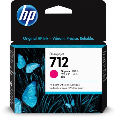 Cartucho de Tinta HP DesignJet 712 magenta de 29 ml