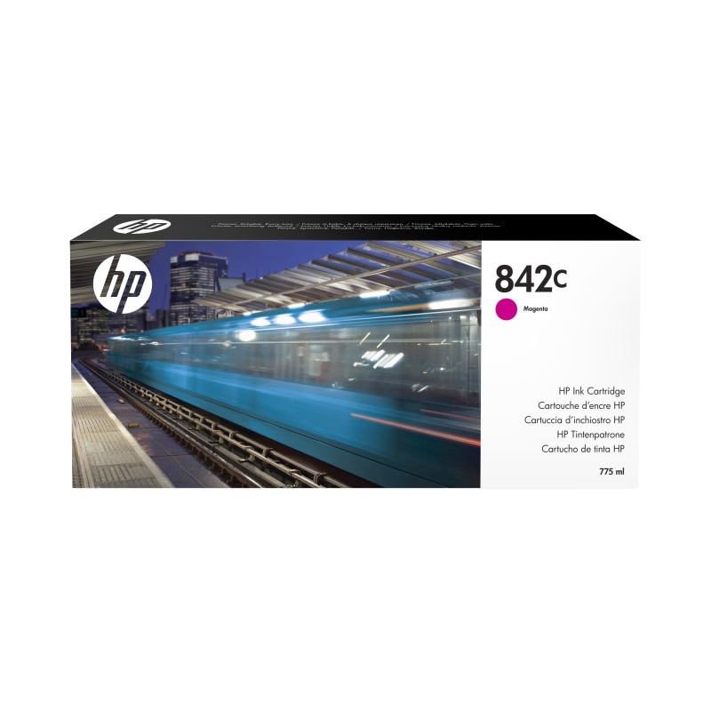 Cartucho de tinta PageWide HP 842C magenta 775 ml