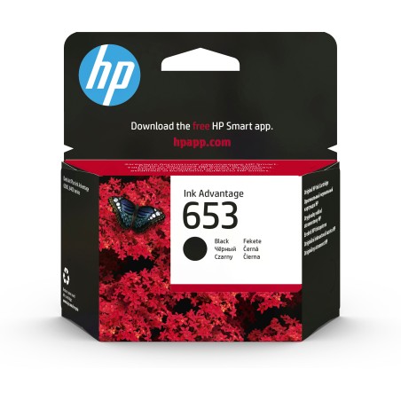 Cartucho de tinta Original HP Advantage 653 negro