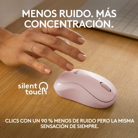 Logitech M240 Silent Bluetooth Mouse - ROSE - EMEA-808