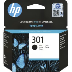 Cartucho de tinta original HP 301 negro