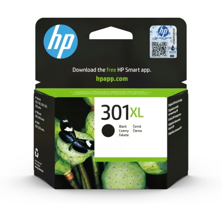 Cartucho de tinta original HP 301XL de alta capacidad negro