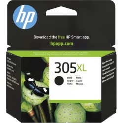 Cartucho de tinta Original HP 305XL de alta capacidad negro