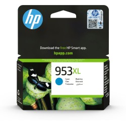 Cartucho de tinta Original HP 953XL de alto rendimiento cian