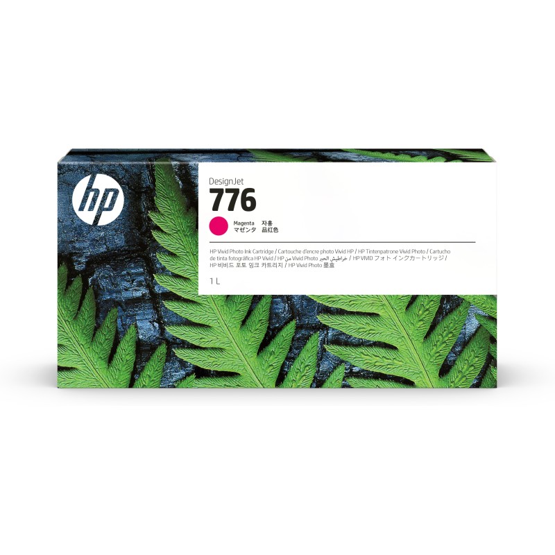 Cartucho de tinta HP 776 magenta de 1 litro