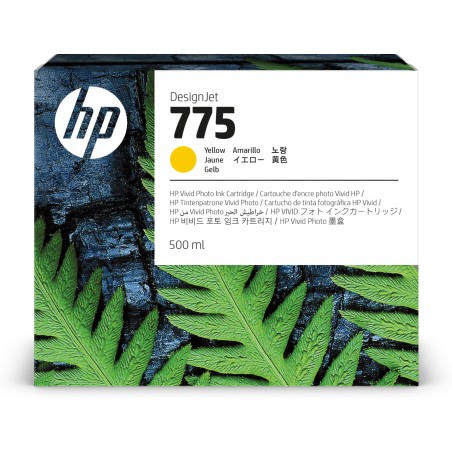 Cartucho de tinta HP 775 amarillo de 500 ml