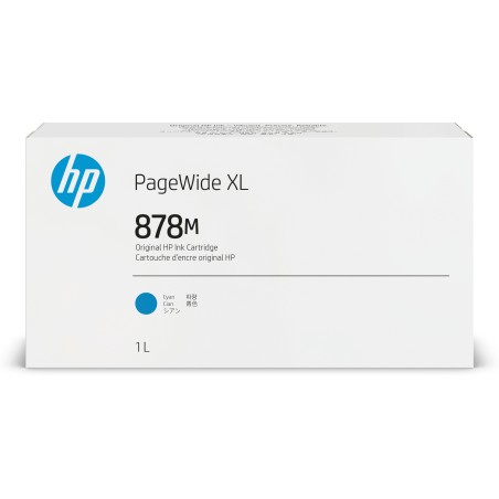 Cartucho de tinta cian HP PageWide XL 878M de 1 litro