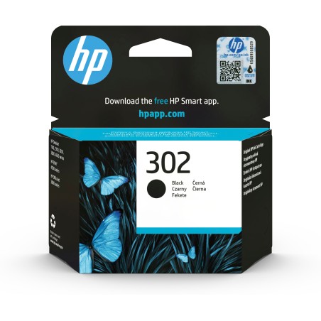 Cartucho de tinta original HP 302 negro