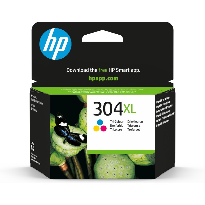 Cartucho de tinta Original HP 304XL tricolor