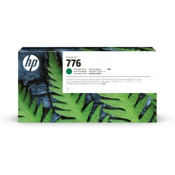 Cartucho de tinta HP 776 verde cromático de 1 litro