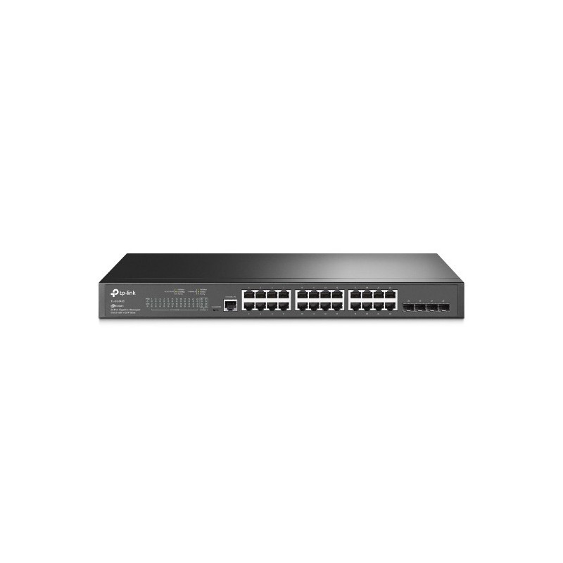 Switch administrado JetStream de 24 puertos Gigabit L2 con 4 ranuras SFP