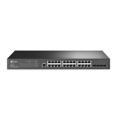 Switch administrado JetStream de 24 puertos Gigabit L2 con 4 ranuras SFP