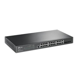 Switch administrado JetStream de 24 puertos Gigabit L2 con 4 ranuras SFP