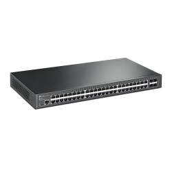 Switch administrado L2+ JetStream de 24 puertos Gigabit PoE+ y 4 puertos 10GE SFP+