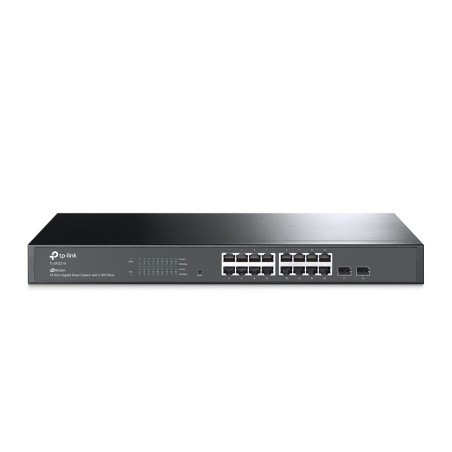 Switch inteligente JetStream de 16 puertos Gigabit con 2 ranuras SFP