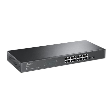 Switch inteligente JetStream de 16 puertos Gigabit con 2 ranuras SFP