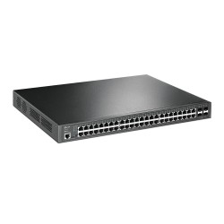 Switch administrado JetStream de 52 puertos Gigabit L2+ con 48 puertos PoE+