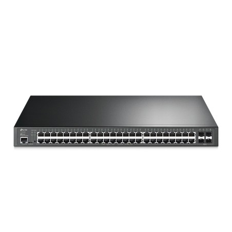 Conmutador administrado JetStream de 48 puertos Gigabit y 4 puertos 10GE SFP+ L2+ con 48 puertos PoE