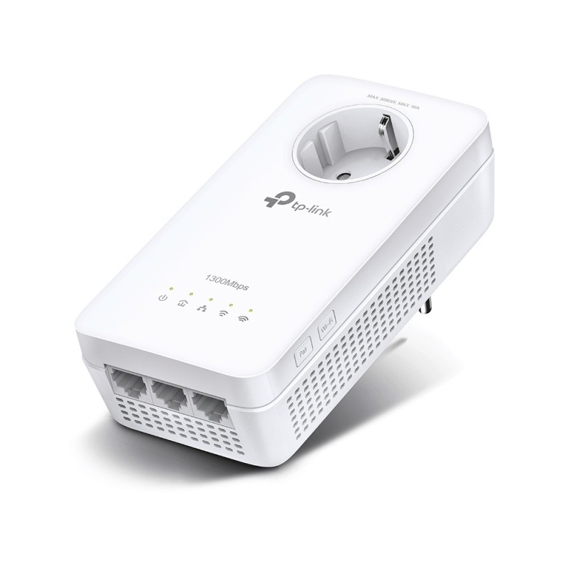 KIT PLC Wi-Fi AC Gigabit AV1300 con enchufe incorporado