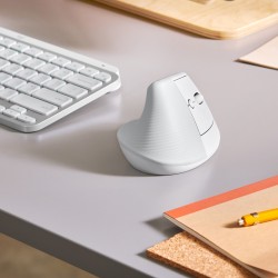 Logitech Lift Vertical Ergonomic Mouse - OFF-WHITE PALE GREY - EMEA28-935