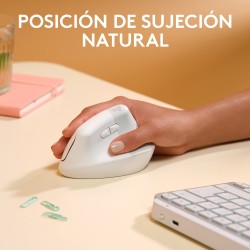 Logitech Lift for Mac Vertical Ergonomic Mouse - OFF-WHITE PALE GREY - EMEA28-935