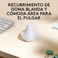 Logitech Lift for Mac Vertical Ergonomic Mouse - OFF-WHITE PALE GREY - EMEA28-935