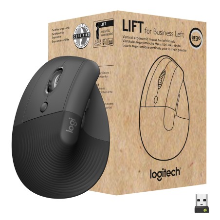 Lift Vertical Ergonomic Mouse for Business Left - GRAPHITE   BLACK - EMEA28-935