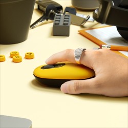 POP Mouse with emoji - BLAST_YELLOW - EMEA-808