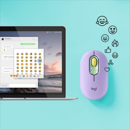 POP Mouse with emoji - DAYDREAM_MINT - EMEA-808