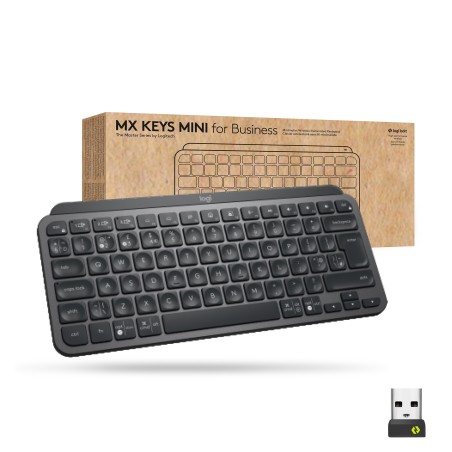 Logitech MX Keys Mini For Business - GRAPHITE - CH - CENTRAL-419