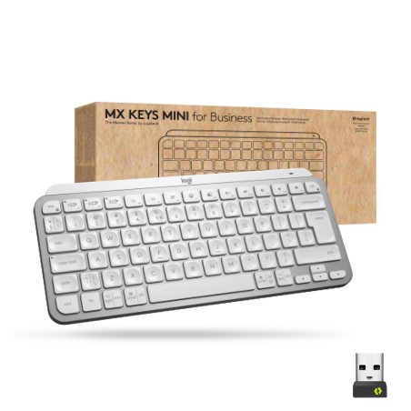 Logitech MX Keys Mini For Business - PALE GREY - US INT'L - INTNL-973